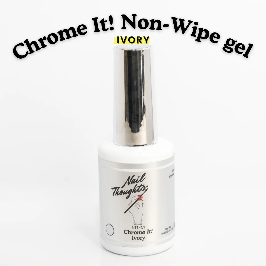 Chrome It! Ivory Non-Wipe Top Gel