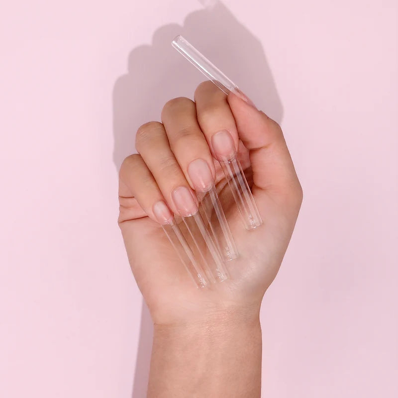 Square Nail Tips XXL - Clear