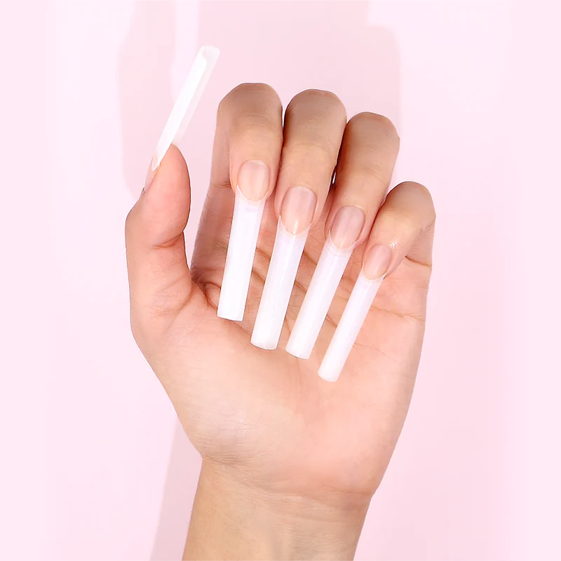 Square Nail Tips XXL - Natural