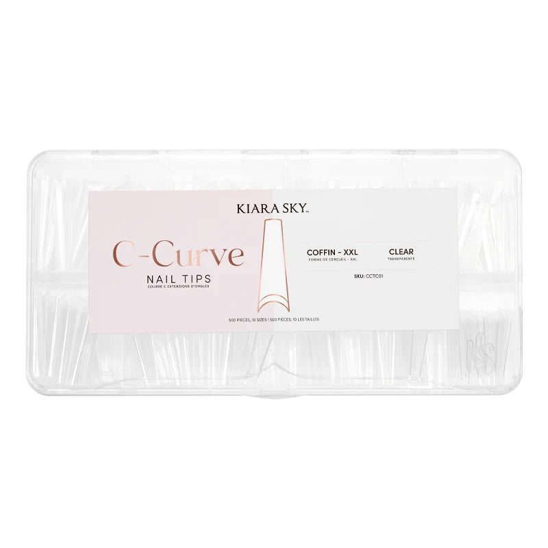Coffin Nail Tips XXL - Clear
