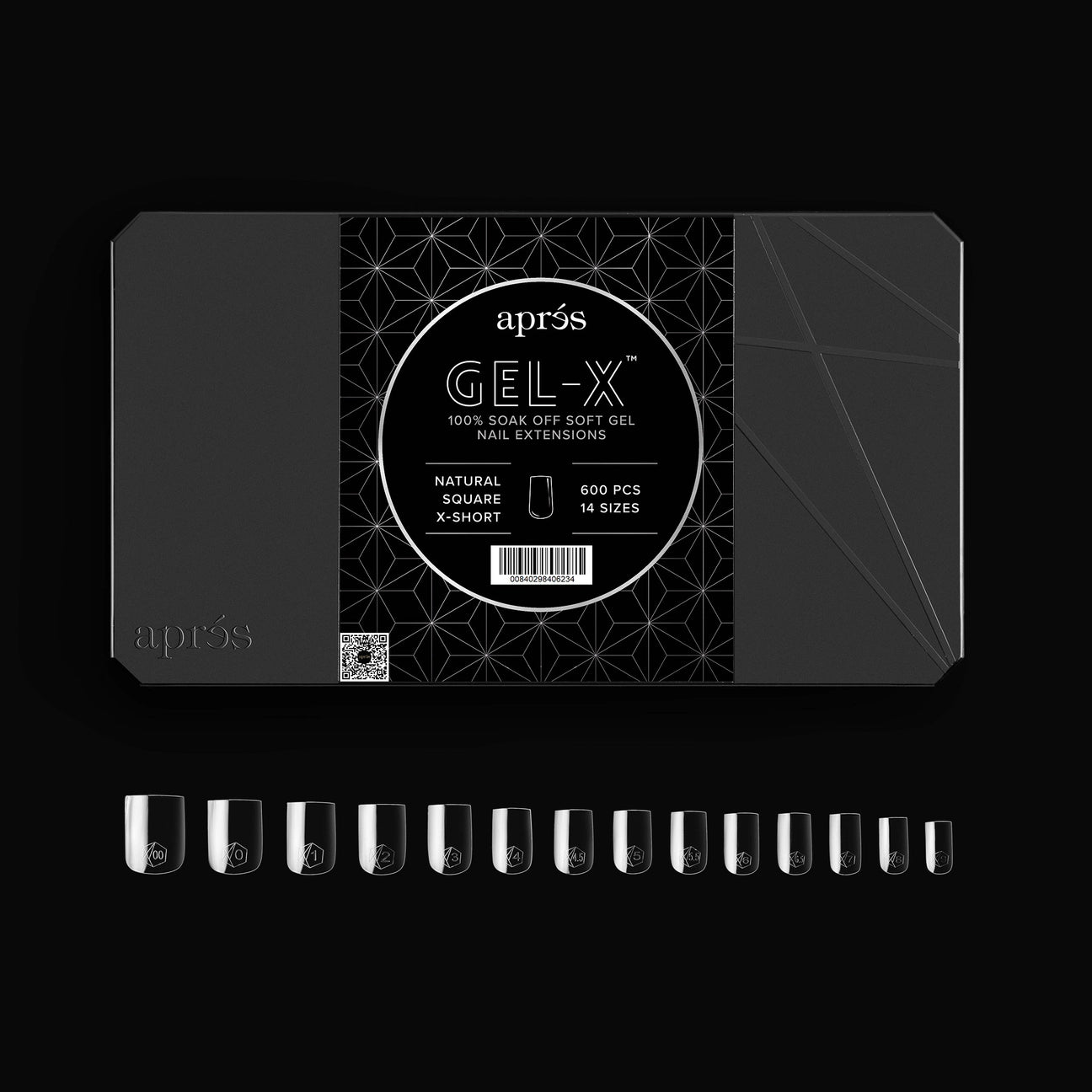 Gel-X® Natural Square Extra Short Box of Tips - Pro (600pcs)