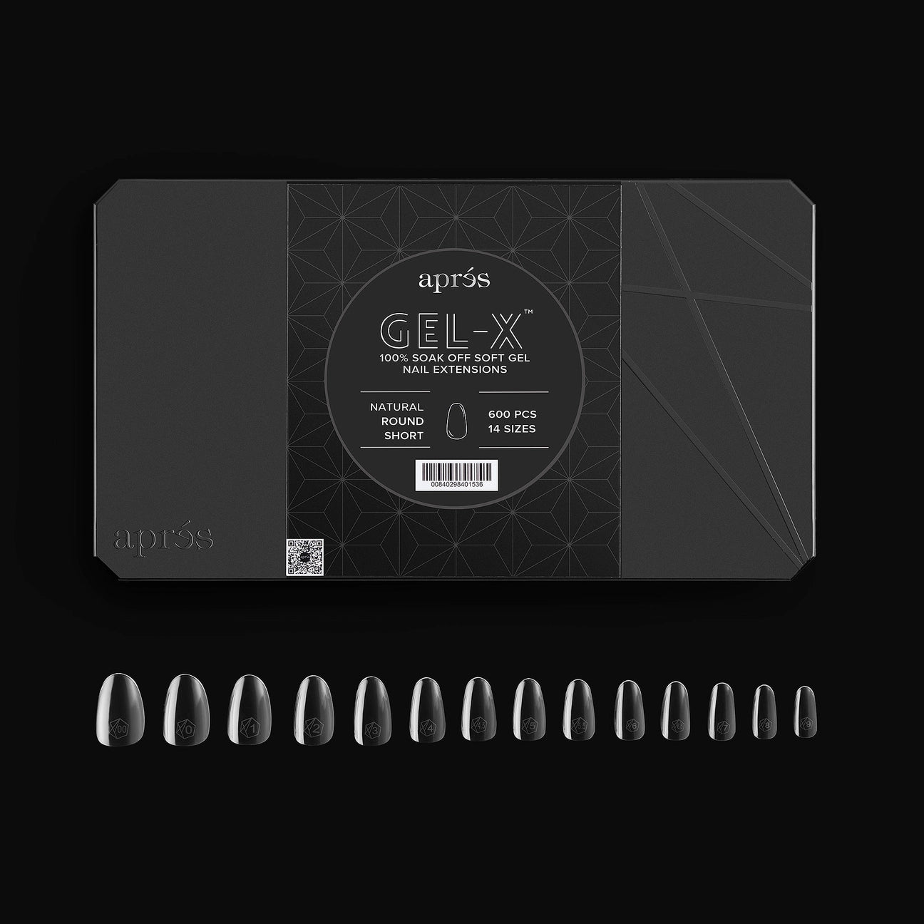 Gel-X® Natural Round Short Box of Tips - Pro (600pcs)