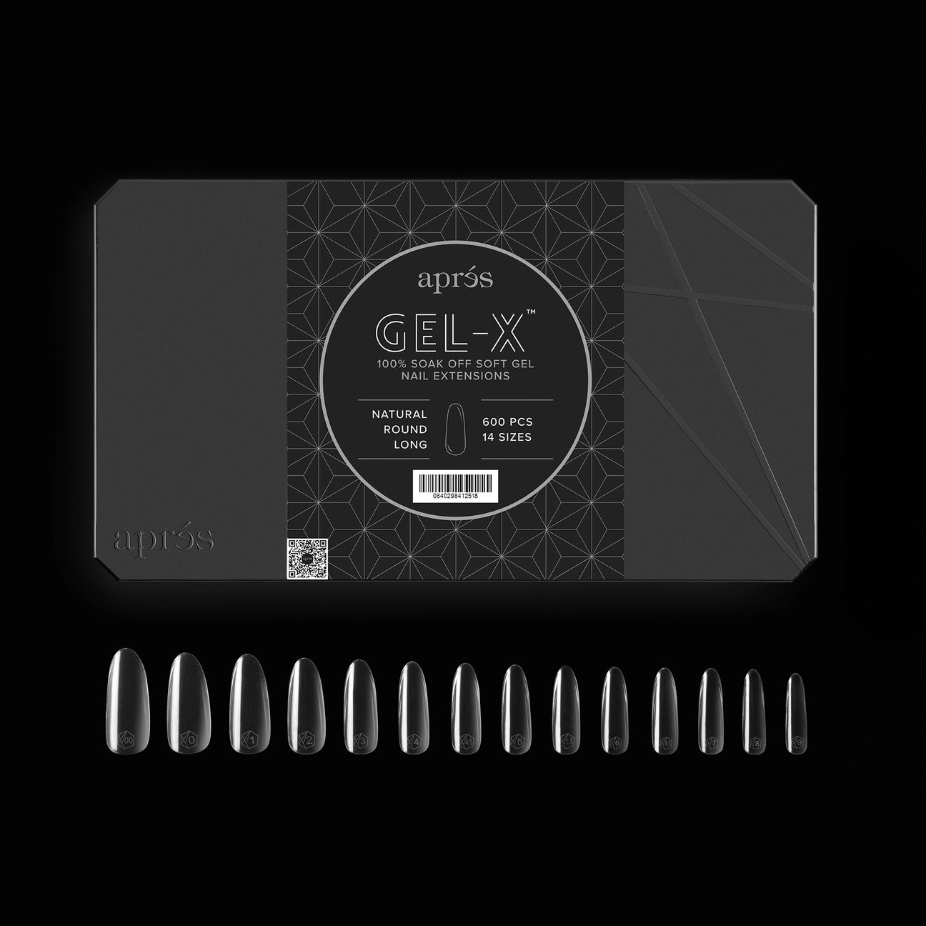 Gel-X® Natural Round Long Box of Tips - Pro (600pcs)
