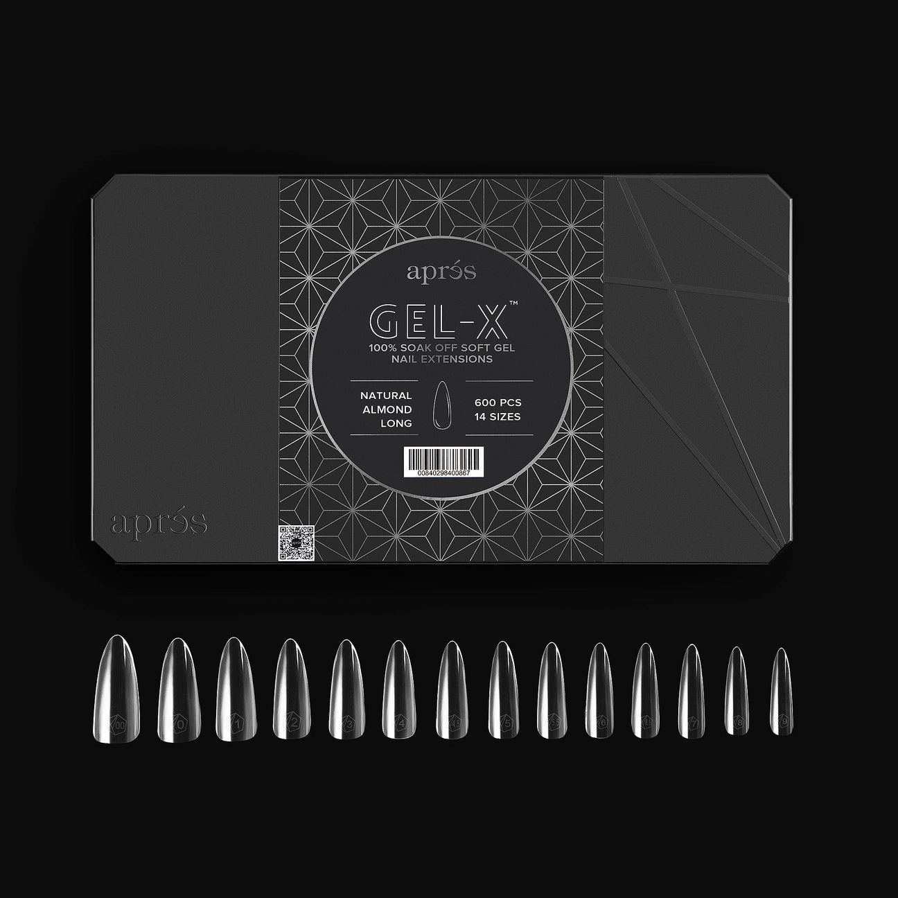 Gel-X® Natural Almond Long Box of Tips - Pro (600pcs)