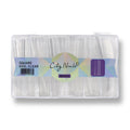 UÑAS CITY NAILS CUADRADA XXXL TRANSPARENTE 504 UDS
