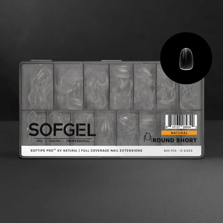 SOFTIPS PRO™ XV NATURAL - ROUND SHORT