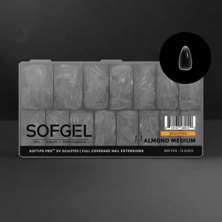 SOFTIPS PRO™ XV SCULPTED - ALMOND MEDIUM