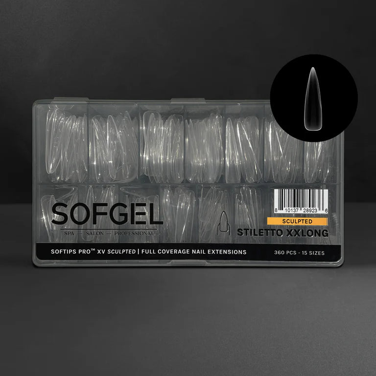 SOFTIPS PRO™ XV SCULPTED - STILETTO EXTRA EXTRA LONG